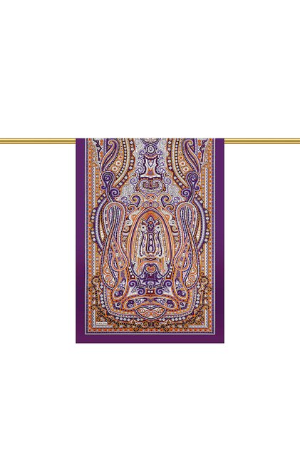 Purple Marrakech Pattern Sura Silk Shawl