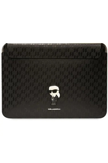 Sleeve KLC Saffiano Monogram Ikonik - Husă laptop - compatibil cu S16SAKHPKK 16" - culoare Negru