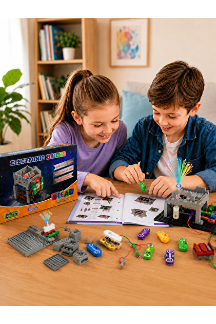 Zet Zeka Electronic Bricks Kit Eğlenceli ve Öğretici Elektronik