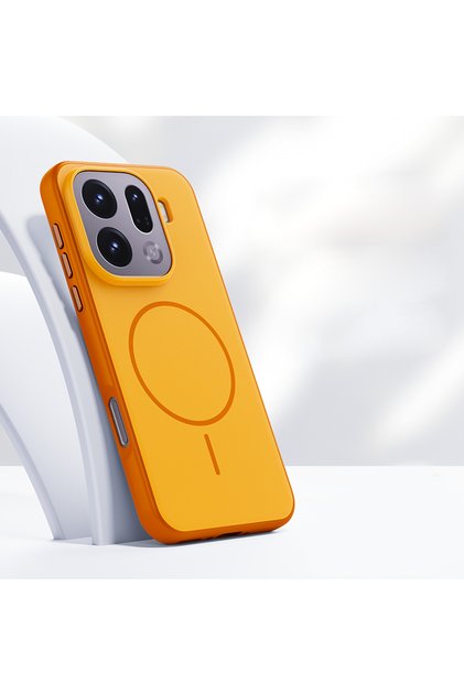 OPPO Find X9 Pro Orange For Find X9 Pro Phone Case for Magnets Magnetic Double Color Matte PC +TPU