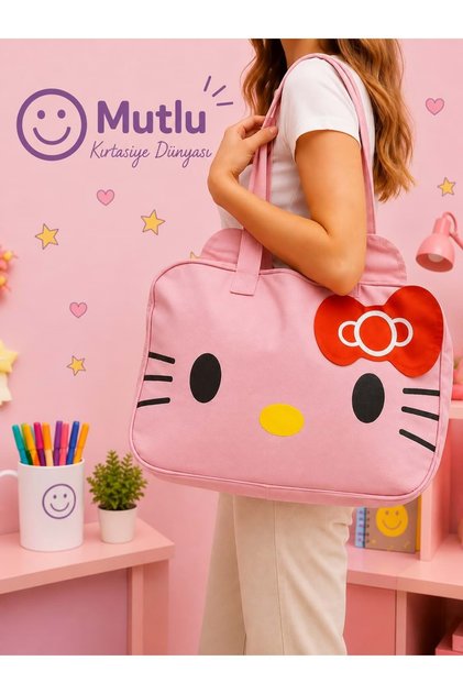 PEMBE KOL ÇANTASI