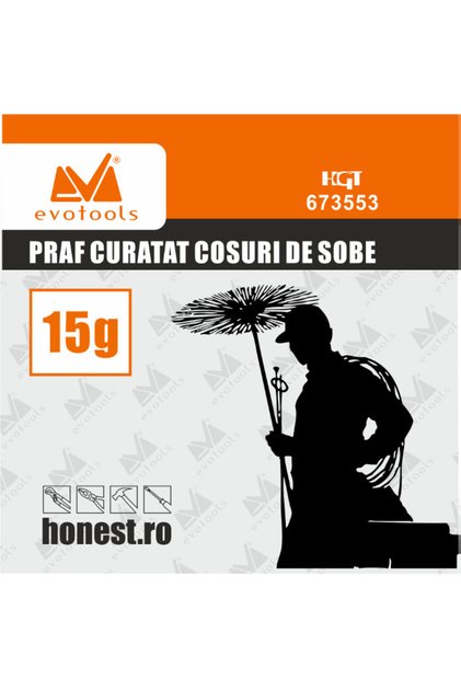 Pudră de curățare a coșului de fum pentru sobe - 15 g Masă tip coș de fum