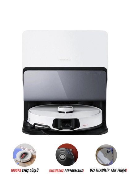 Roborock Yeni Seri S8 Maxv Ultra Premium Akıllı Robot Süpürge
