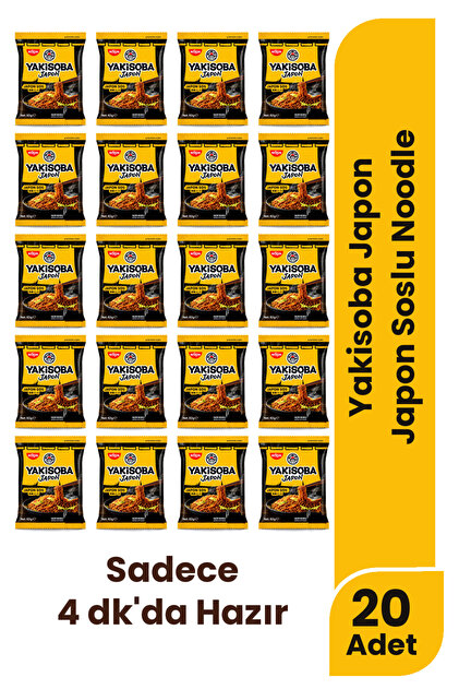 Nissin Noodles NİSSİN YAKİSOBA NOODLE JAPON SOS 83G *20 ADET 1660
