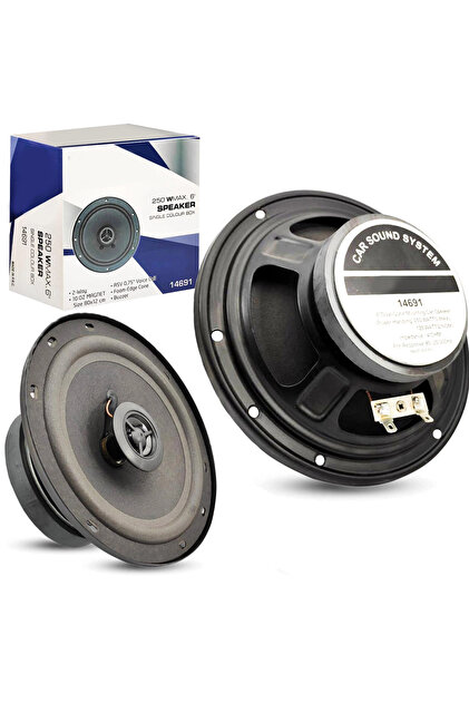 POLAXTOR OTO HOPARLÖR 16CM 250W TWEETERLI 1 ADET PLX-14691