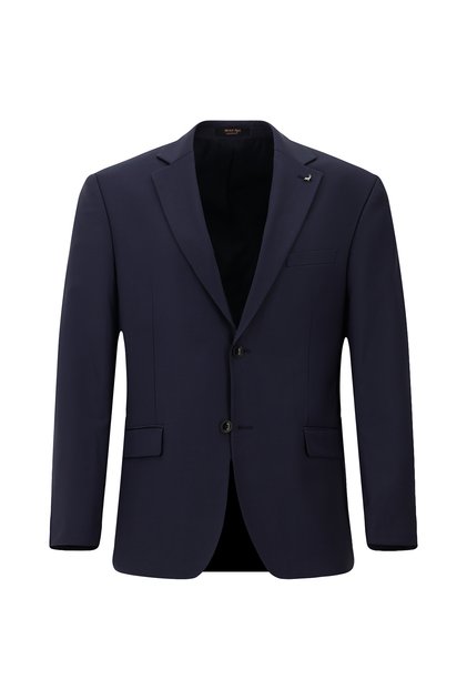 4 Drop Relaxed Fit Rahat Kesim Yünlü Klasik Ceket