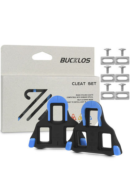BH12-2 Degree 1Set Road Bike Cleat for SPD SL Pedal 0/2/6° Bicycle Self-locking Peda