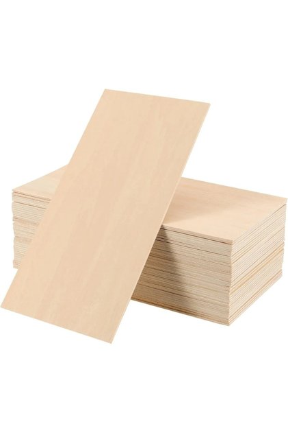Placaj de plop tăiat cu laser 4 x 610 x 910 mm (3 straturi) AB/BB