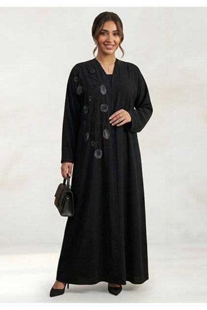 Premium Nida Handmade Embroidery Comfortable Daily Wear Abaya And Sheila For Women