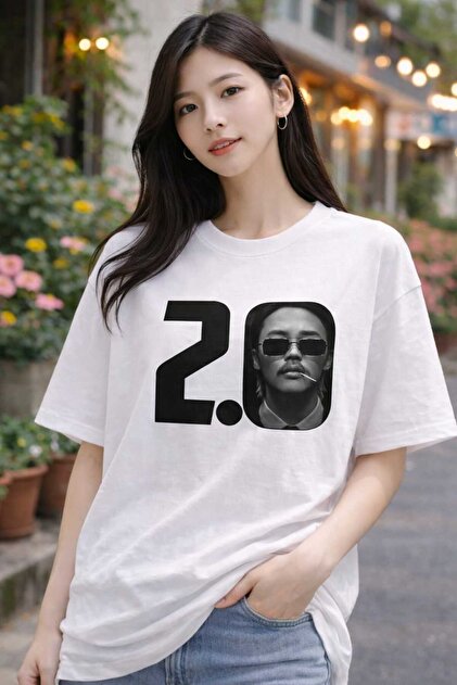 puolikuu Arirang World Tour BTS Baskılı Oversize Tshirt - Fiyatı