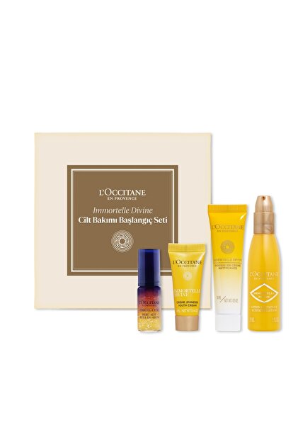 ［最終値下げ］L'Occitane Immortelle Divine セット L'Occitane Immortelle Divine Cilt Bakımı Başlangıç Seti, Yaşlanma