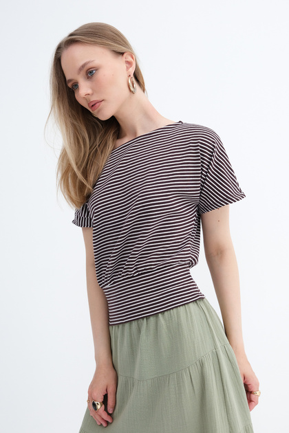 Addax Tek Omuzlu T-shirt P19568 - Fiyatı, Yorumları