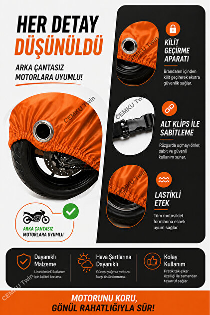 Cemku Twin Top Gray - Bottom Orange Apachi Joy 125 Compatible