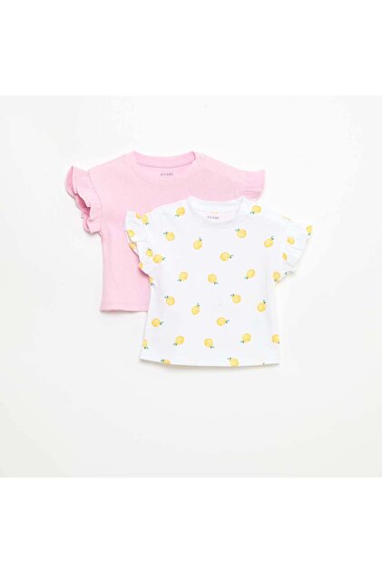 2-Pack Short-Sleeve Cotton Jersey T-Shirts White