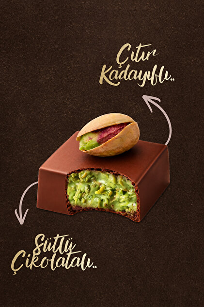 CHOCOVIA Dubai Çikolatası Antep Fıstıklı Kadayıflı Sütlü Çikolata