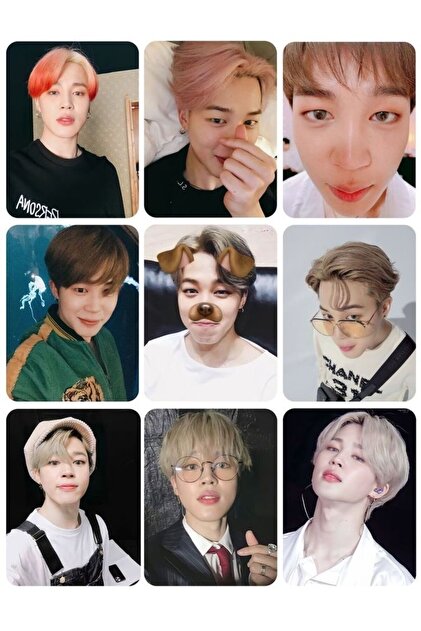 sevimliflower JİMİN BTS 1 ADET FOTOKART PVC KAPLI 9*6 CM 6 ADET