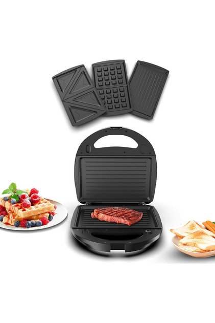 2 Slice Non-Stick Sandwich & Waffle Maker