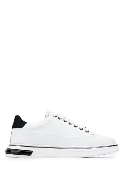 Men's Genuine Leather White Sneakers & Sports Shoes