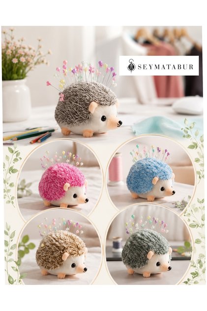 Keychain Pin Holder Cute Hedgehog 1 Piece