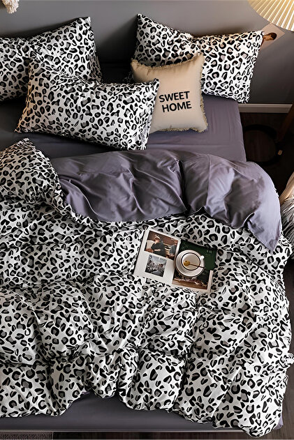 Einzelbett-Bettbezug-Set mit elastischem Laken