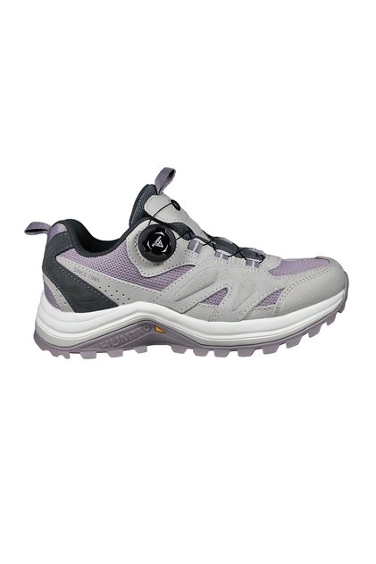 Women's Outdoor Mechanism Lace-Up Trekking Sports Grey-Lila