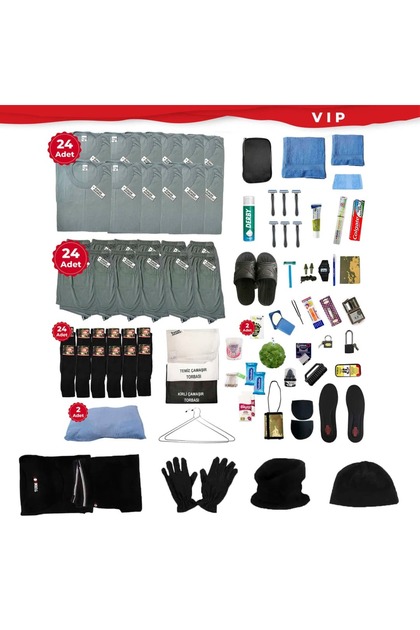 24-Piece Vip Airman Winter Gear Military Equipment Set - Airman Soldier Pack