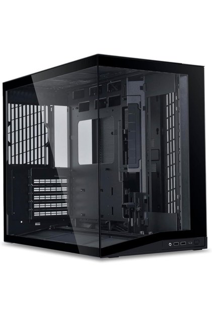 O11 Dynamic Mini V2 Carcasă PC, Mini Carcasă, ATX, Sticlă securizată - negru
