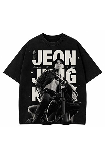 puolikuu Arirang World Tour BTS Baskılı Oversize Tshirt - Fiyatı