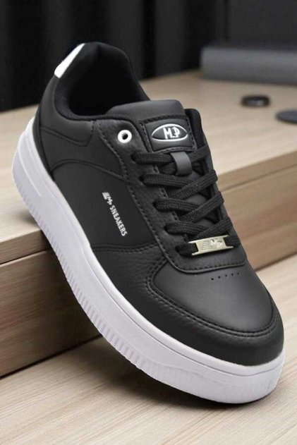 Comfortable Lace-Up Walking Shoes Black Men's Sports Running Shoes Suitable for Outdoor Hiking
