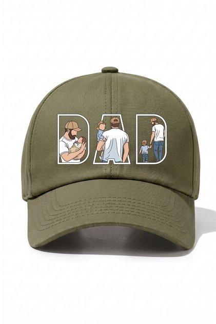 Dad - Father & Son Very Special Design Printed Cotton Hat
