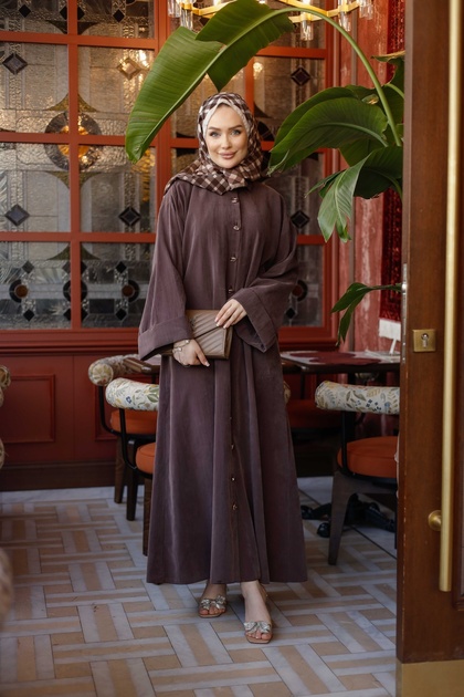 Cupra Fabric Shirt Dress Cap Ferace