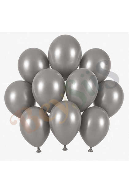 Smoke Color Latex Retro Balloons (13 cm) - 10 Pieces