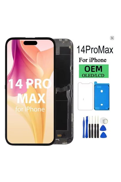 Iphone 14 Pro Max A Kalite Ön Lcd Ekran Dokunmatik Sıvı Bandı Kırılmaz Tamir Seti Set