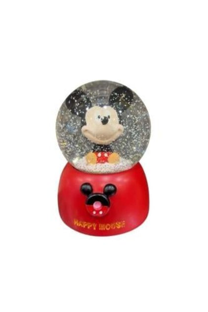 Mickey Figure Inside a Magic Snow Globe️