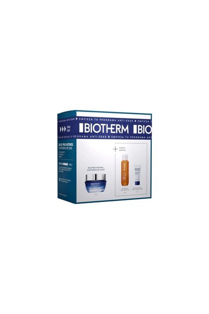 Set anti-imbatranire cu efect iluminator si regenerant BLUE RETINOL CONTORNO DE OJOS ESTUCHE 50 ml