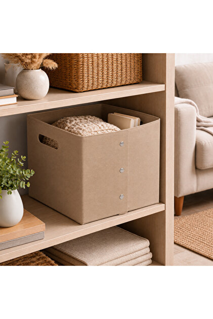 Felt stapled shelf organizer 30x30x30