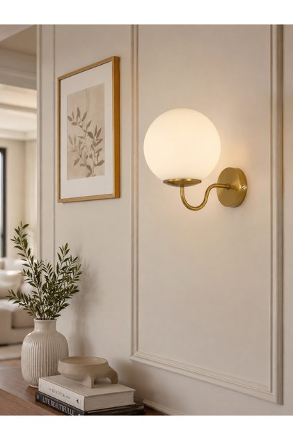 Öykü Globe Glass Wall Lamp