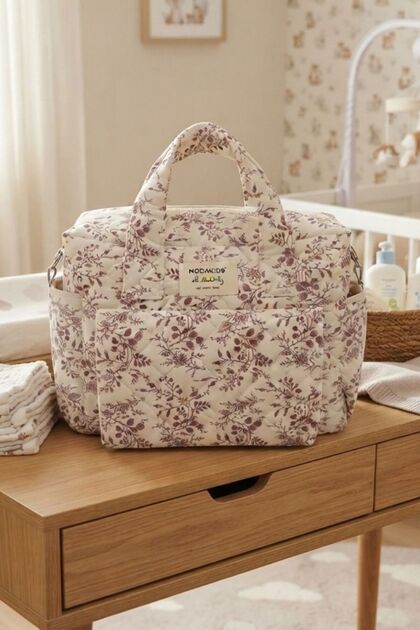 Mother Baby Care Bag Quilted Waterproof Baby Stroller Organizer Bag