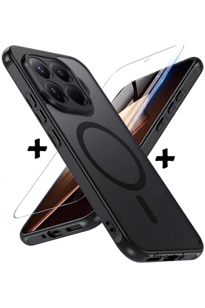 حافظة متوافقة مع هاتف Xiaomi Mi 17T، غطاء حماية ملون غير لامع من Magsafe مع حماية للكاميرا + مجموعة زجاجية لحماية الشاشة 9H