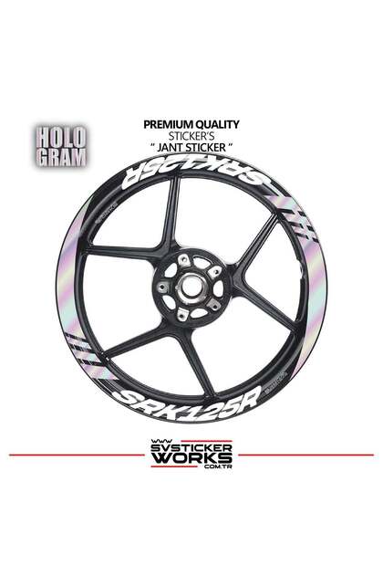 Rks srk125r wide rim cover sticker label model 16-piece set sticker high quality