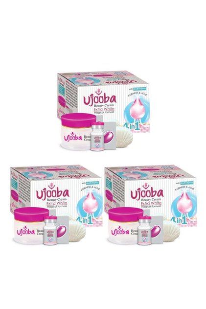 Beauty Cream Extra White Magical Formula Fairness & Acne with Multivitamin - Pack of 3