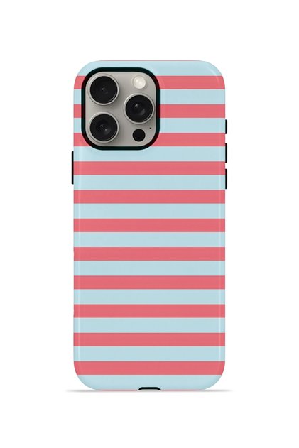 iPhone 15 Pro Vorian Double Layer Case Candy Horizon Stripe
