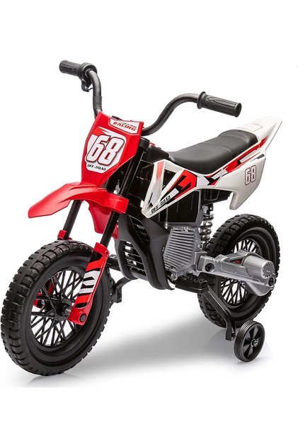 Extreme Racing No. 68 Motor Bike 12V, Red