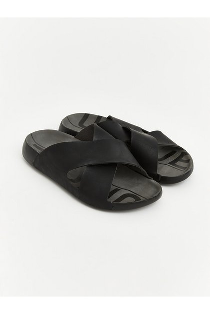 Vizyon New Season Cross-Strapped Men's Slippers