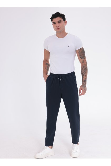 Men's Regular Fit Gabardine Trousers – Casual Comfortable Cut Classic Men's Trousers