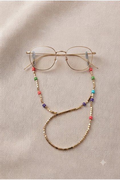 Handmade Beaded Detailed Glasses Cord (80 cm)