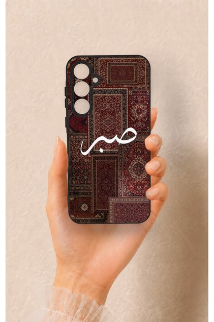 Samsung A35 Compatible Patience Ethnic Carpet Pattern Patterned Silicone Case