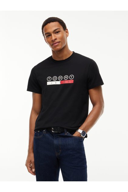 DM0DM23715 TJM SLIM DNA PLAY TEE EXT BDS černá
