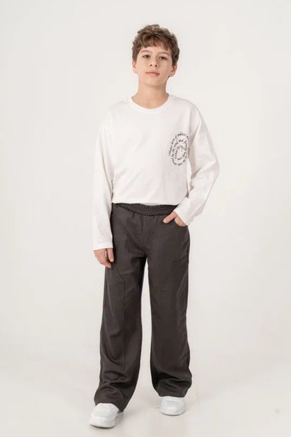 Boy's Sectional Linen Trousers City Style 5500
