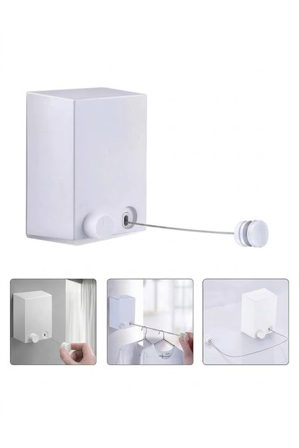 Ruay Retractable Indoor Clothesline – Wall-Mounted Heavy-Duty Laundry Dryer